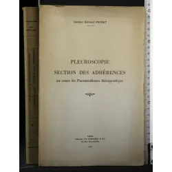 PLEUROSCOPIE SECTION DES ADHERENCES