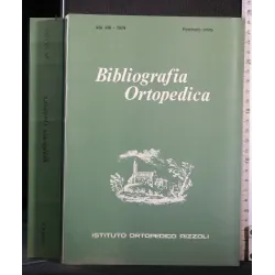 BIBLIOGRAFIA ORTOPEDICA VOL VIII 1974