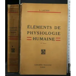 ELEMENTS DE PHYSIOLOGIE HUMAINE
