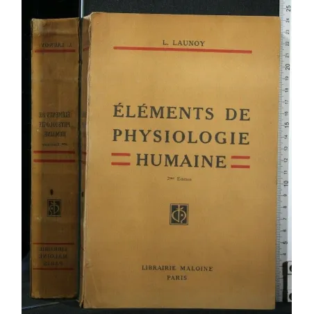 ELEMENTS DE PHYSIOLOGIE HUMAINE