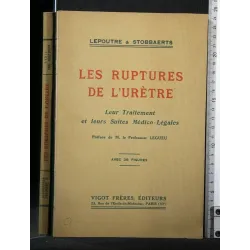 LES RUPTURES DE L'URETRE