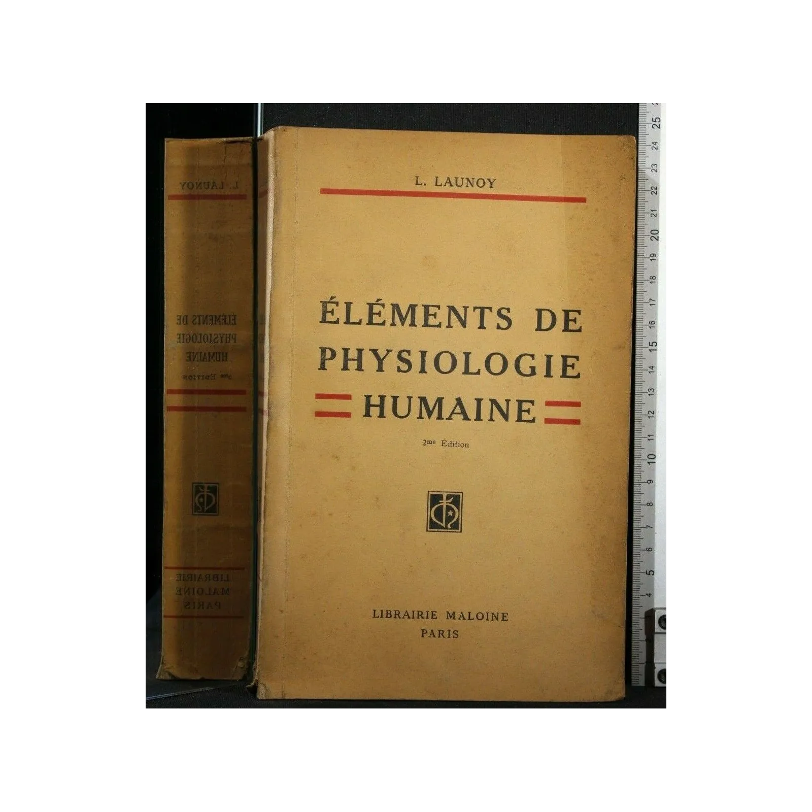 ELEMENTS DE PHYSIOLOGIE HUMAINE