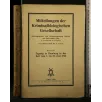 MITTEILUNGEN DER KRIMINALBIOLOGISCHEN GESELLSCHAFT BAND IV