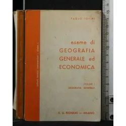 ESAME DI GEOGRAFIA GENERALE ED ECONOMICA VOL 1