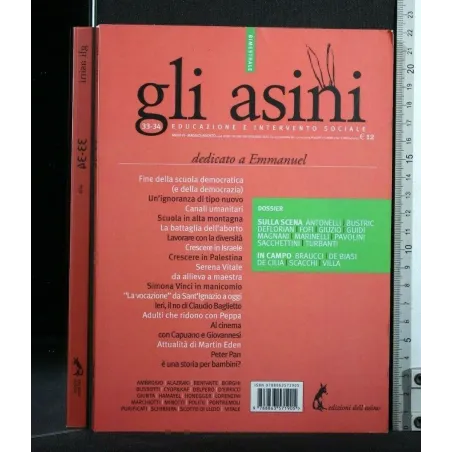GLI ASINI EDUCAZIONE E INTERVENTO SOCIALE 33-34 MAGGIO/AGOSTO