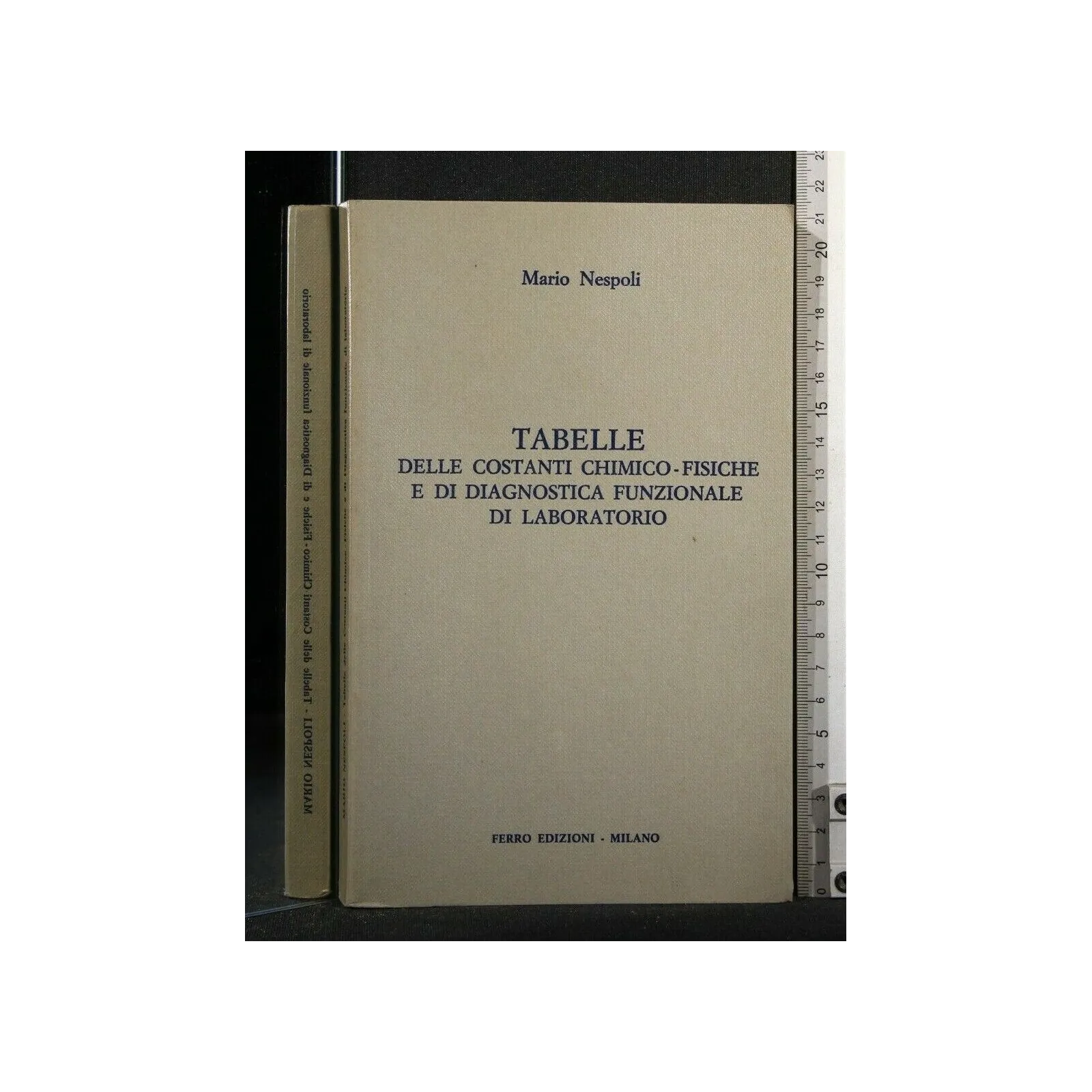 TABELLE DELLE COSTANTI CHIMICO-FISICHE E DI DIAGNOSTICA