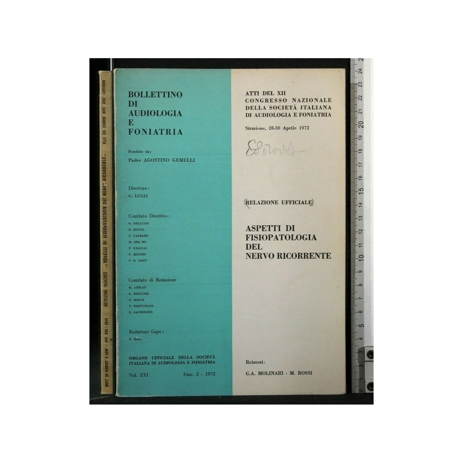 ASPETTI DI FISIOPATOLOGIA DEL NERVO RICORRENTE. AA.VV.