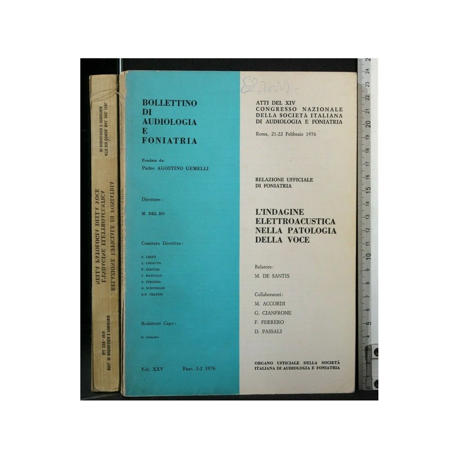 L'INDAGINE ELETTROACUSTICA NELLA PATOLOGIA DELLA VOCE BOLLETTINO