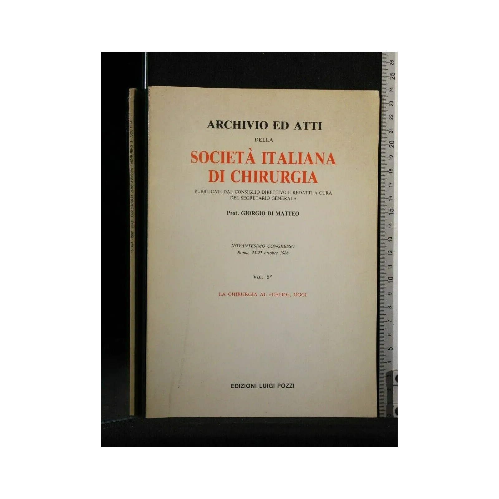 ARCHIVIO ED ATTI DELLA SOCIETA' ITALIANA DI CHIRURGIA VOL. 6