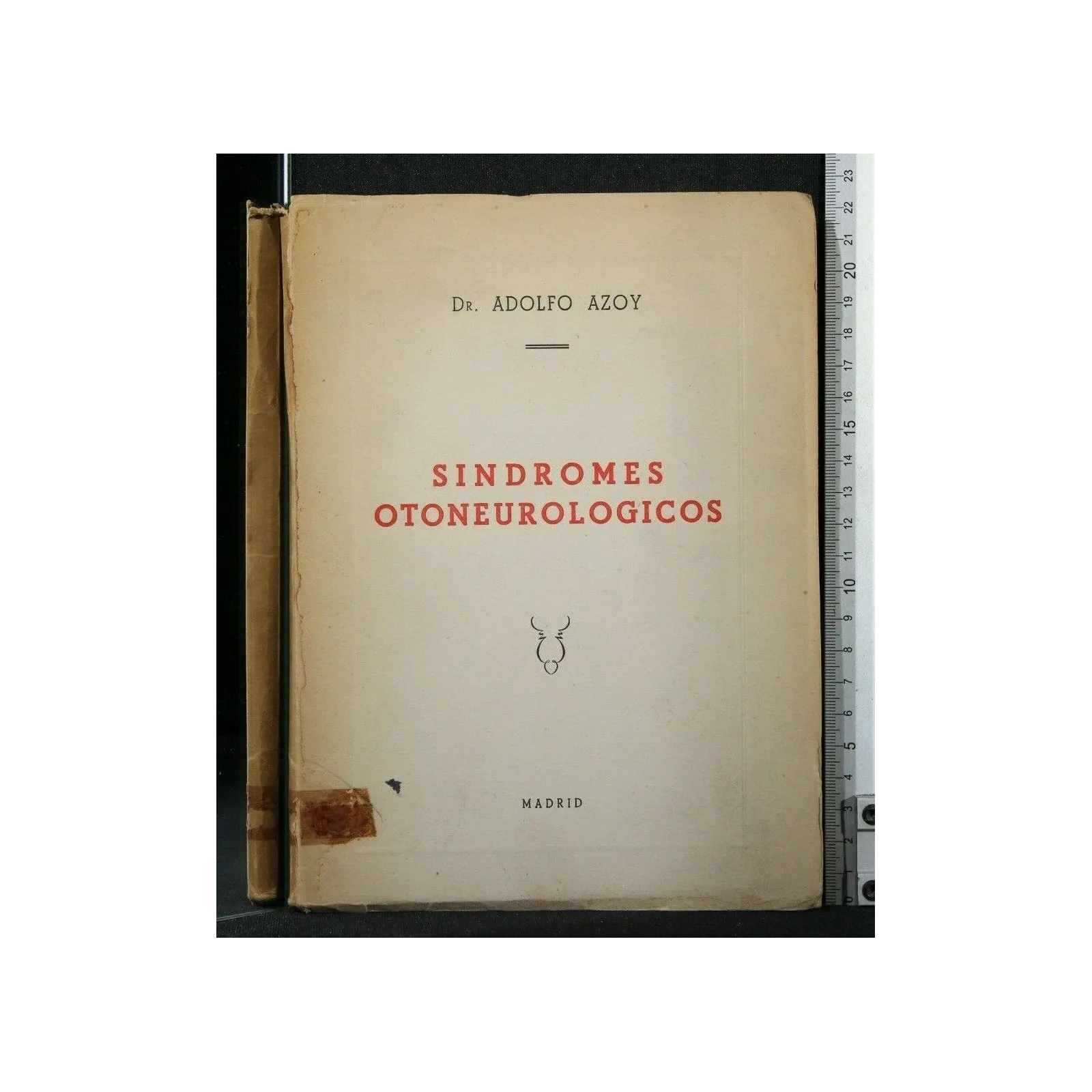 SINDROMES OTONEUROLOGICOS. ADOLFO AZOY.