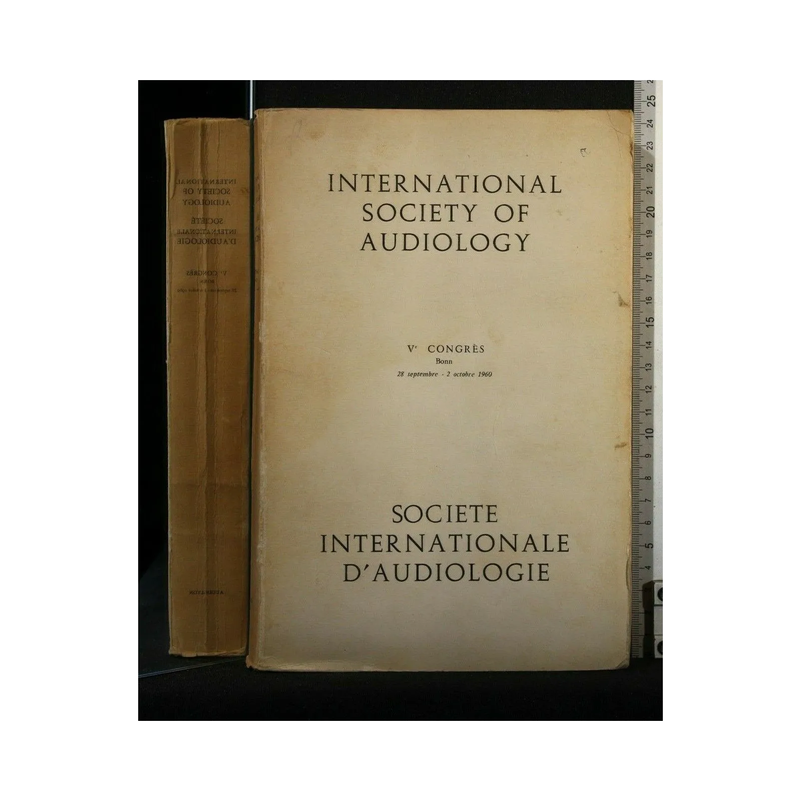 INTERNATIONAL SOCIETY OF AUDIOLOGY. V CONGRES. AA.VV. SOCIETY