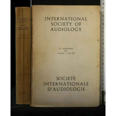 INTERNATIONAL SOCIETY OF AUDIOLOGY. V CONGRES. AA.VV. SOCIETY