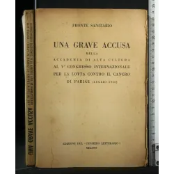 UNA GRAVE ACCUSA DELLA ACCADEMIA DI ALTA CULTURA AL 5° CONGRESSO