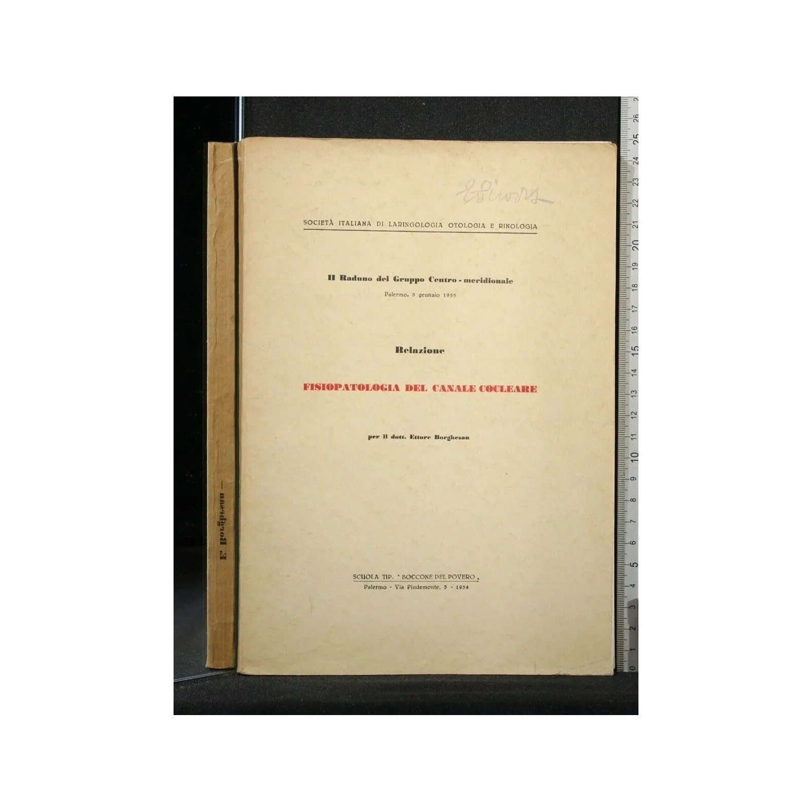 RELAZIONE FISIOPATOLOGIA DEL CANALE COCLEARE