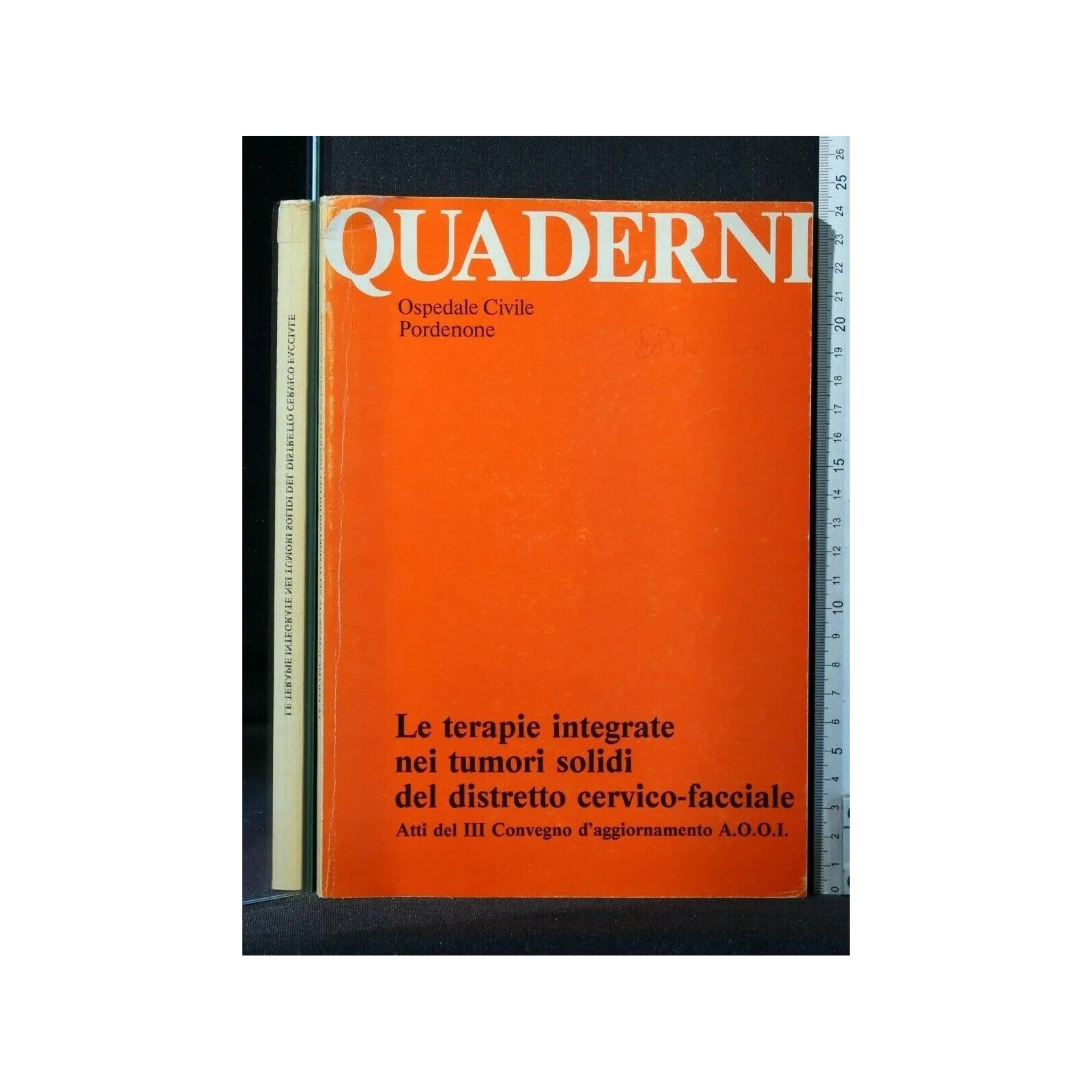 QUADERNI. LE TERAPIE INTEGRATE NEI TUMORI SOLIDI DEL DISTETTO