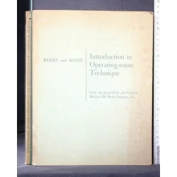 INTRODUCTION TO OPERATING-ROOM TECHNIQUE