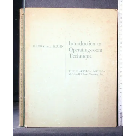 INTRODUCTION TO OPERATING-ROOM TECHNIQUE