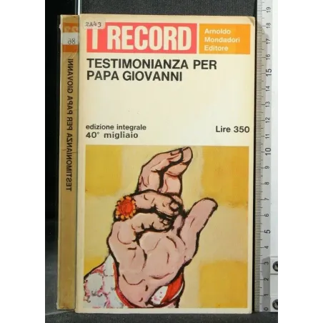 TESTIMONIANZA PER PAPA GIOVANNI