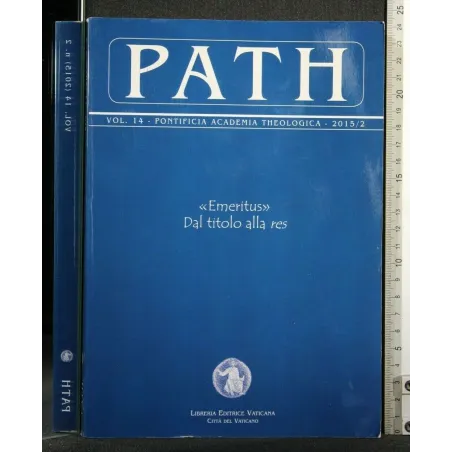 PATH VOL. 14 PONTIFICIA ACADEMIA THEOLOGICA 2015/2