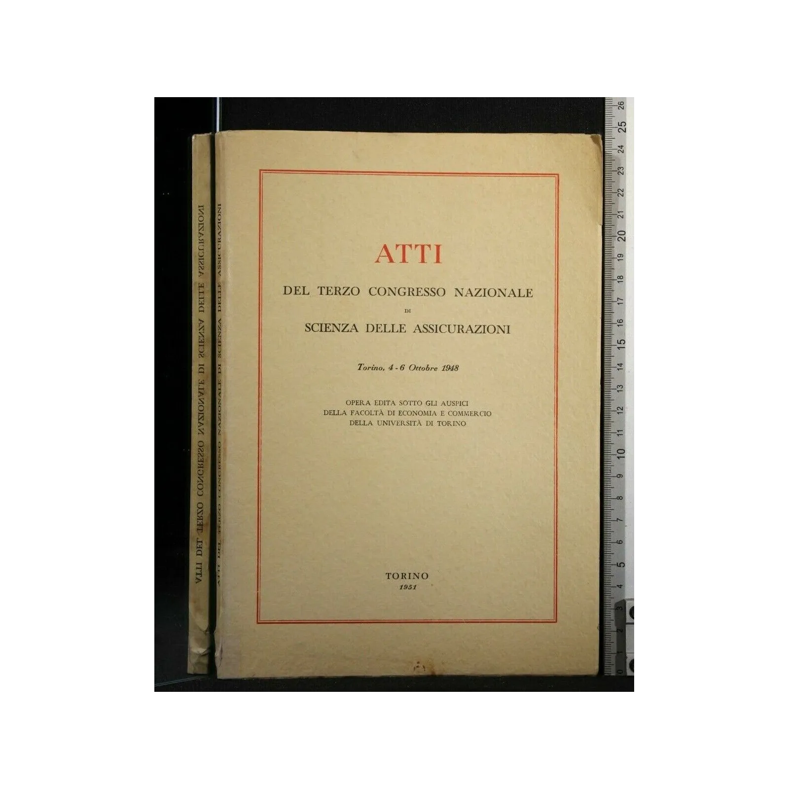 ATTI DEL TERZO CONGRESSO NAZIONALE DI SCIENZA DELLE