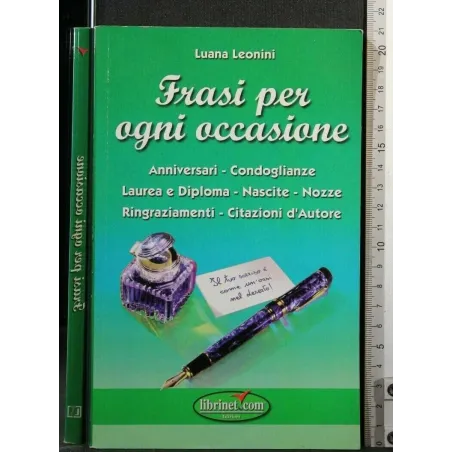 FRASI PER OGNI OCCASIONI