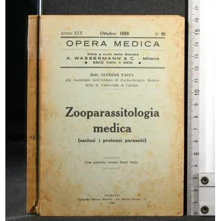 ZOOPARASSITOLOGIA MEDICA