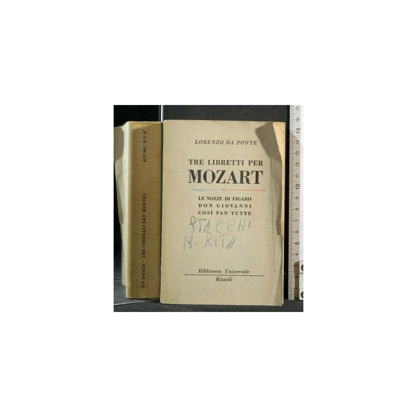 TRE LIBRETTI PER MOZART LE NOZZE DI FIGARO DON GIOVANNI COSI'