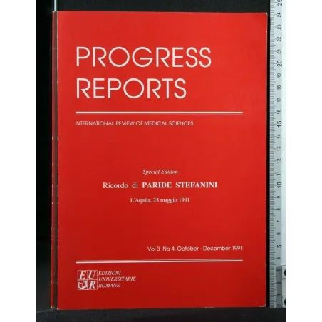 PROGRESS REPORTS INTERNATIONAL REVIEW OF MEDICAL SCIENCES