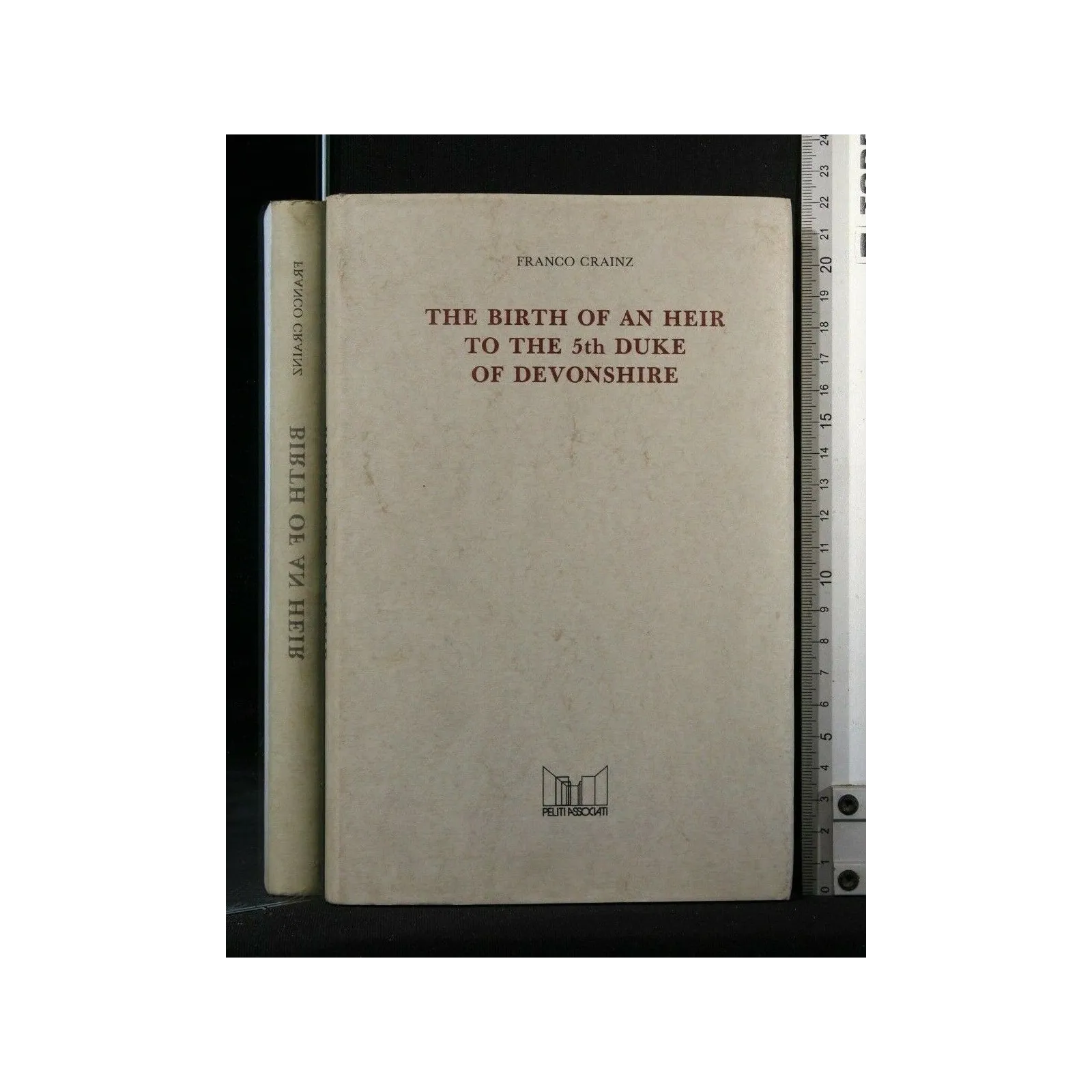 THE BIRTH OF AN HEIR TO THE 5TH DUKE OF DEVONSHIRE