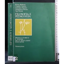 FILOSOFIA E PEDAGOGIA VOLUME 1