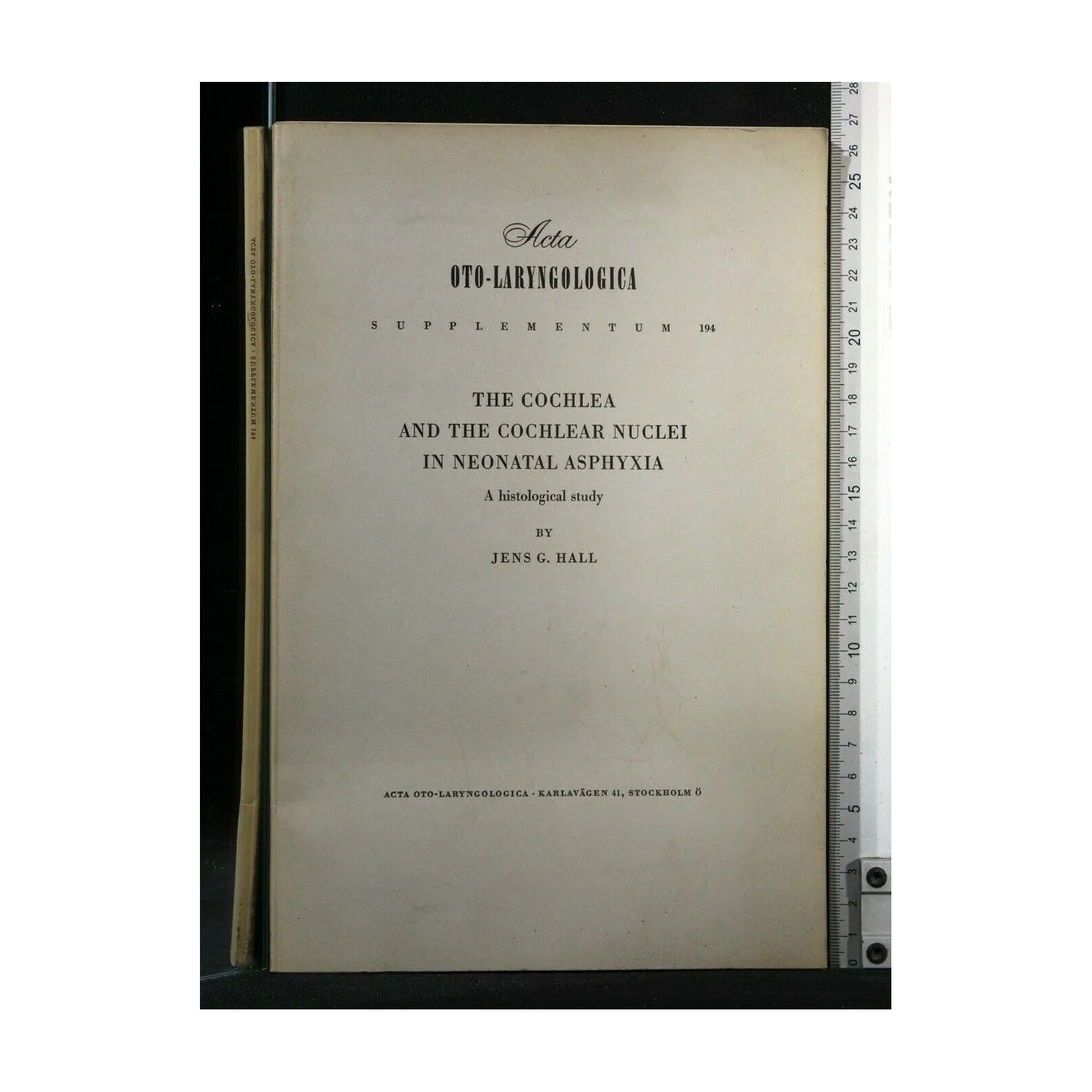 THE COCHLEA AND THE COCHLEAR NUCLEI IN NEONATAL ASPHYXIA ACTA