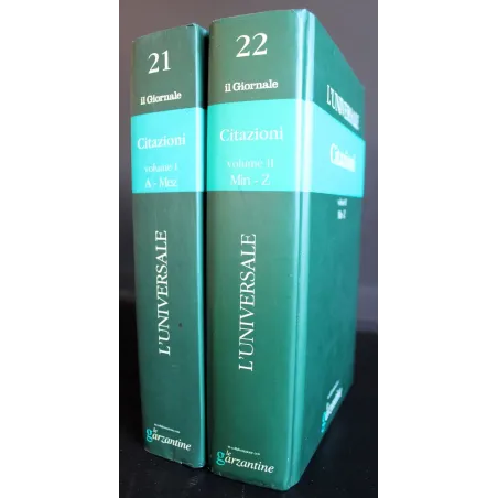 L'universale. Citazioni. Vol 1-2