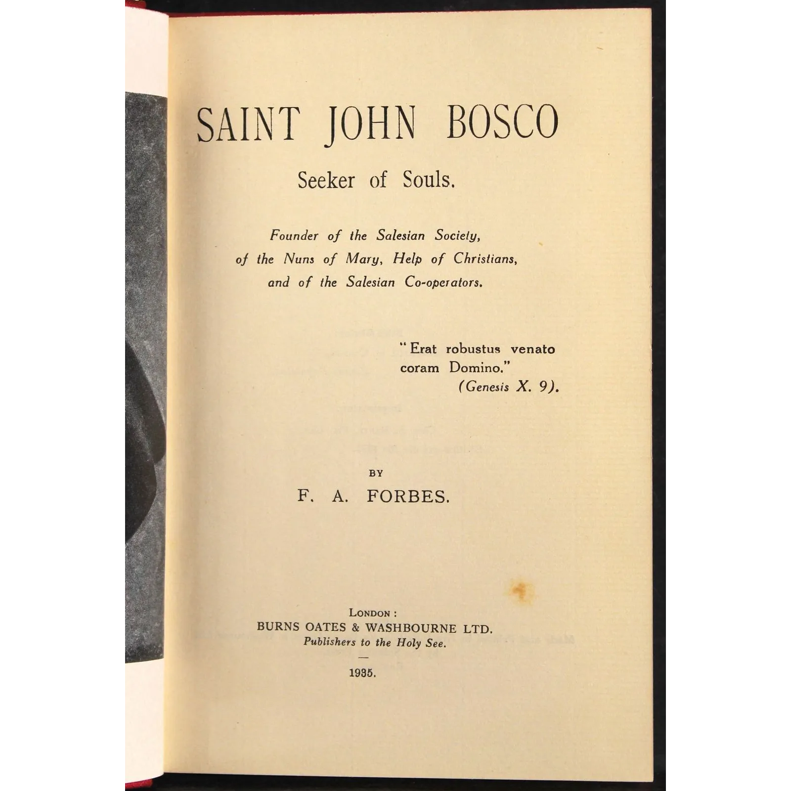 Saint John Bosco. Seeker of souls