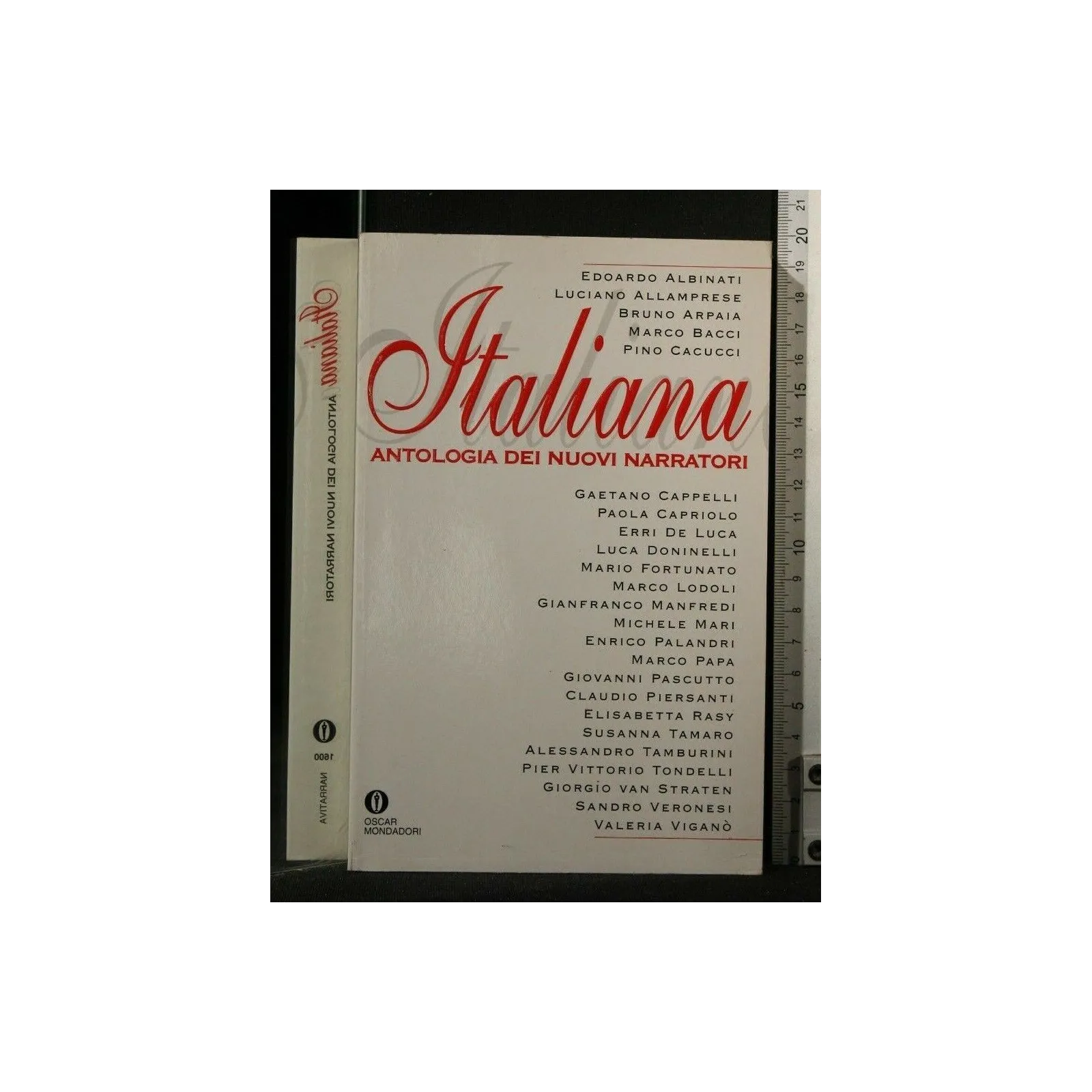 ITALIANA ANTOLOGIA DEI NUOVI NARRATORI
