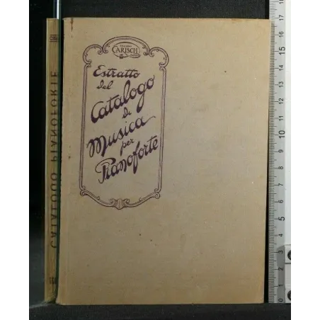 ESTRATTO DEL CATALOGO DI MUSICA PER PIANOFORTE