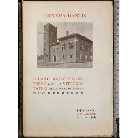 Il canto XXXIV dell'inferno