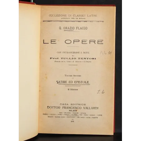 Le opere. Vol 2. Satire ed epistole