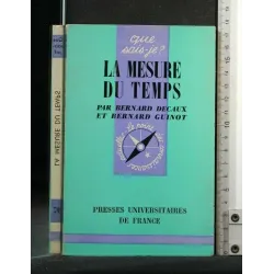 LA MESURE DU TEMPS