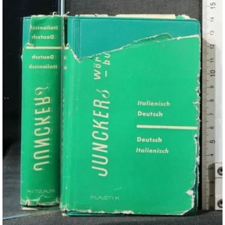 JUNCKERS WORTERBUCH ITALIENISCH-DEUTSCH DEUTSCH-ITALIENISCH