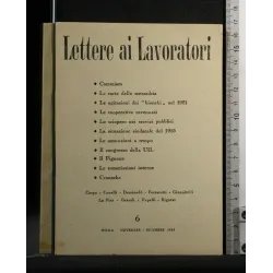 LETTERE AI LAVORATORI NOVEMBRE/DICEMBRE 1953