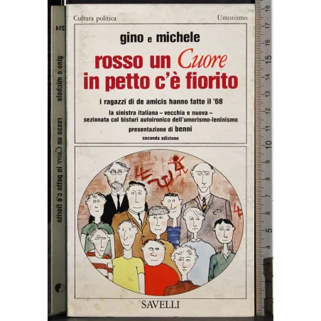 Rosso un cuore in petto c'è fiorito