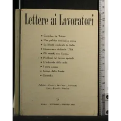 LETTERE AI LAVORATORI SETTEMBRE7OTTOBRE 1953