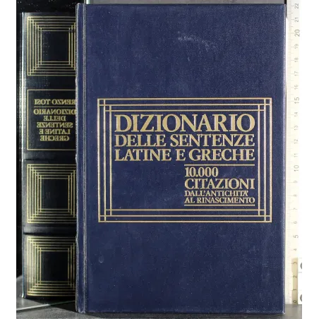 Dizionario delle sentenze latine e greche
