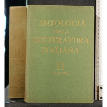 ANTOLOGIA DELLA LETTERATURA ITALIANA VOL II PARTE PRIMA