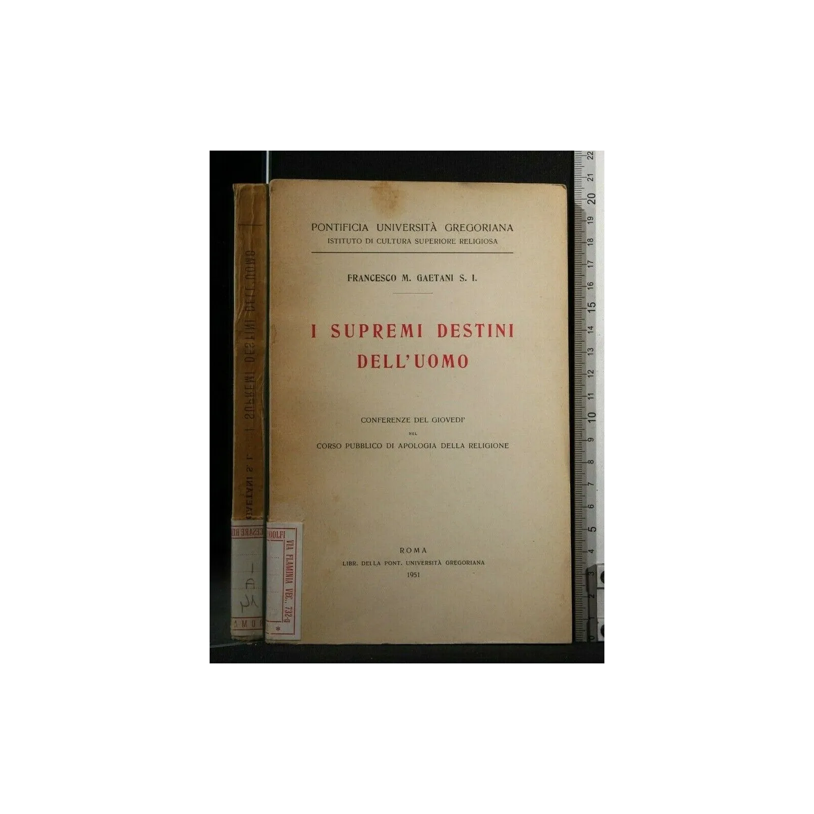 I SUPREMI DESTINI DELL'UOMO