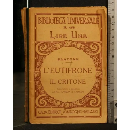 L'EUTIFRONE IL CRITONE