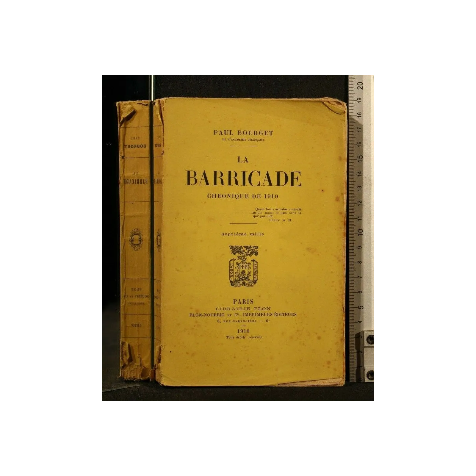 LA BARRICADE CHRONIQUE DE 1910