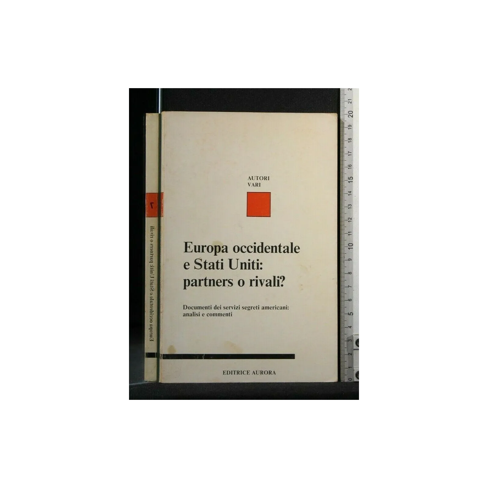EUROPA OCCIDENTALE E STATI UNITI: PARTNERS O RIVALI?