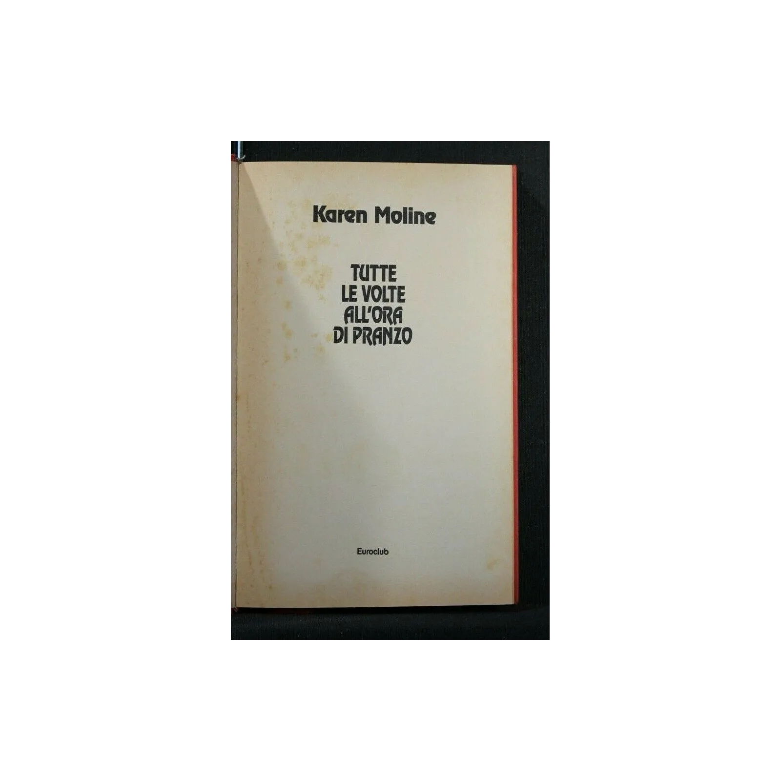 TUTTE LE VOLTE ALL'ORA DI PRANZO