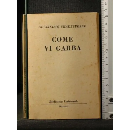 COME VI GARBA